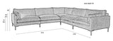 Zuiver Summer Corner sofa, Coffee