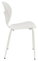 The Ocean Dining chair, Coconut Milk recycled plastic