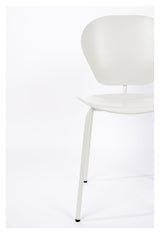 The Ocean Dining chair, Coconut Milk recycled plastic