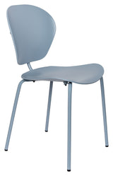 The Ocean Dining chair, Ocean Blue recycled plastic