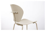 The Ocean Dining chair, Rice, recycled plastic