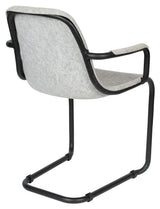 Zuiver Thirsty Dining chair with armrests - Ash