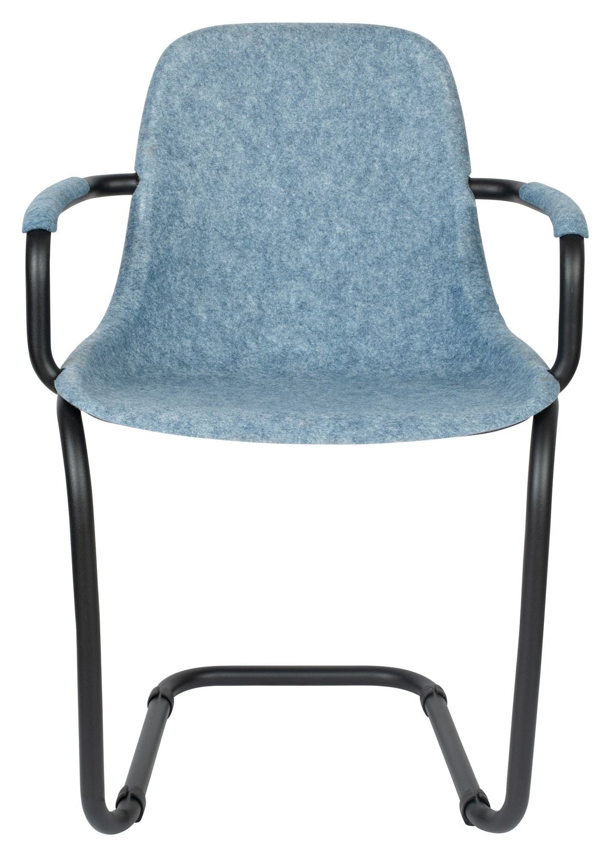 Zuiver Thirsty Dining chair with armrests - Blue