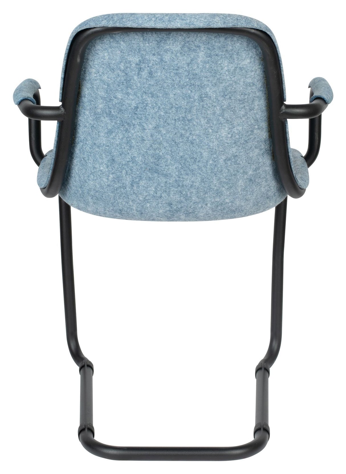 Zuiver Thirsty Dining chair with armrests - Blue