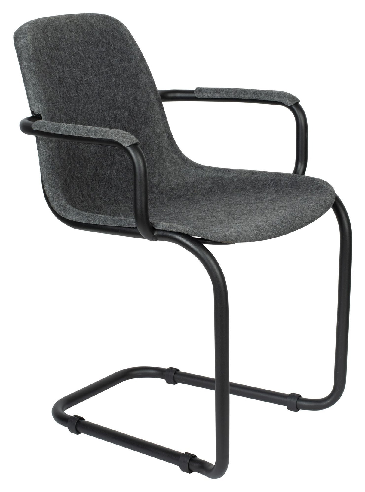 Zuiver Thirsty Dining chair with armrests - Graphite