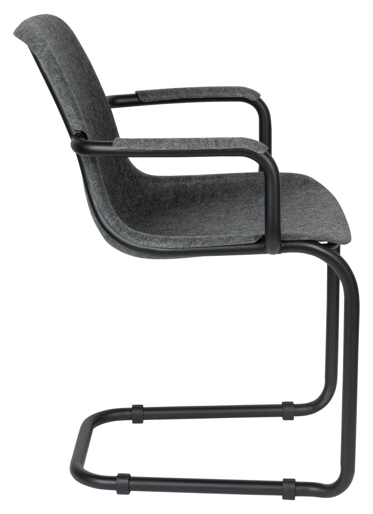 Zuiver Thirsty Dining chair with armrests - Graphite