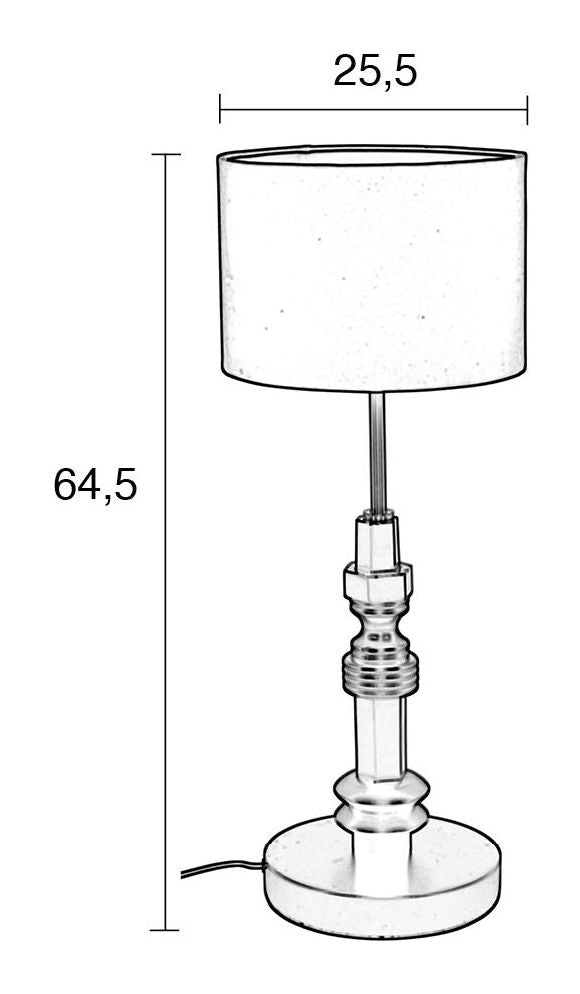 Totem Table Lamp, Alu