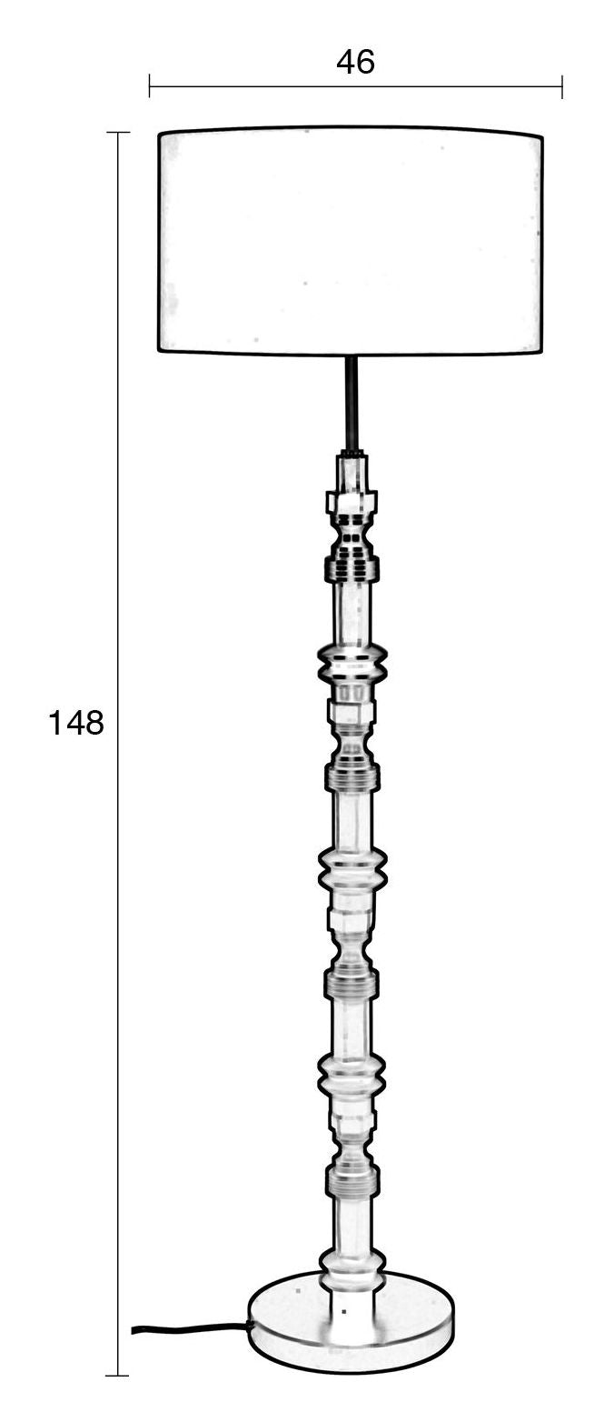 Totem Floor Lamp, Alu