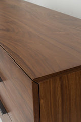 Zuiver Travis Sideboard in walnut colored veneer