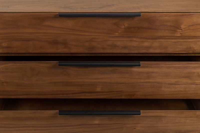 Zuiver Travis Sideboard in walnut colored veneer