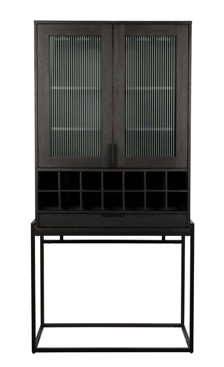 Zuiver Travis Vitrine cabinet with 2 doors - Black