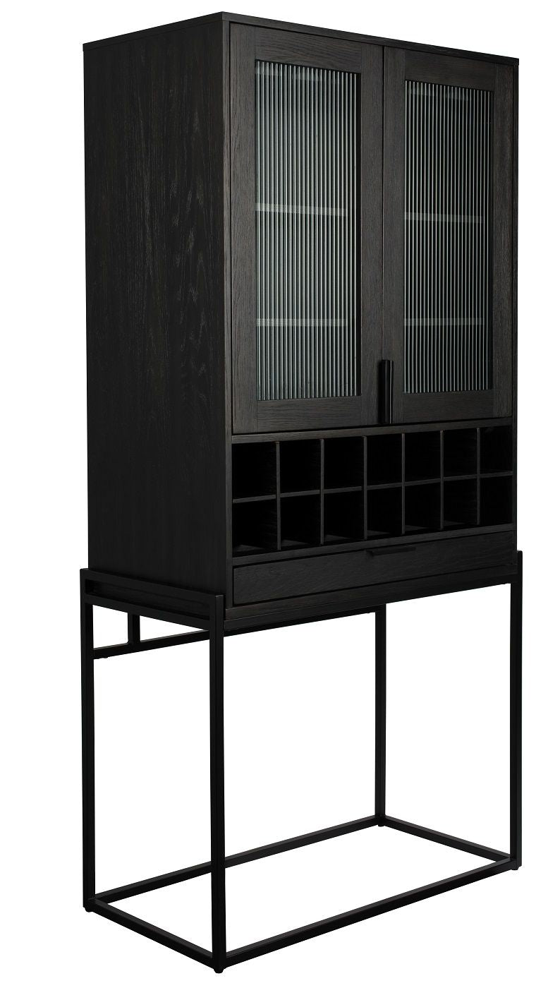 Zuiver Travis Vitrine cabinet with 2 doors - Black