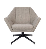 Zuiver Uncle Jesse Lounge Chair - Gray/Beige