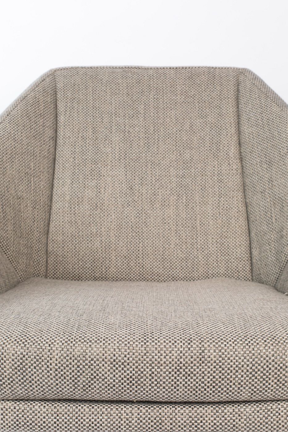 Zuiver Uncle Jesse Lounge Chair - Gray/Beige