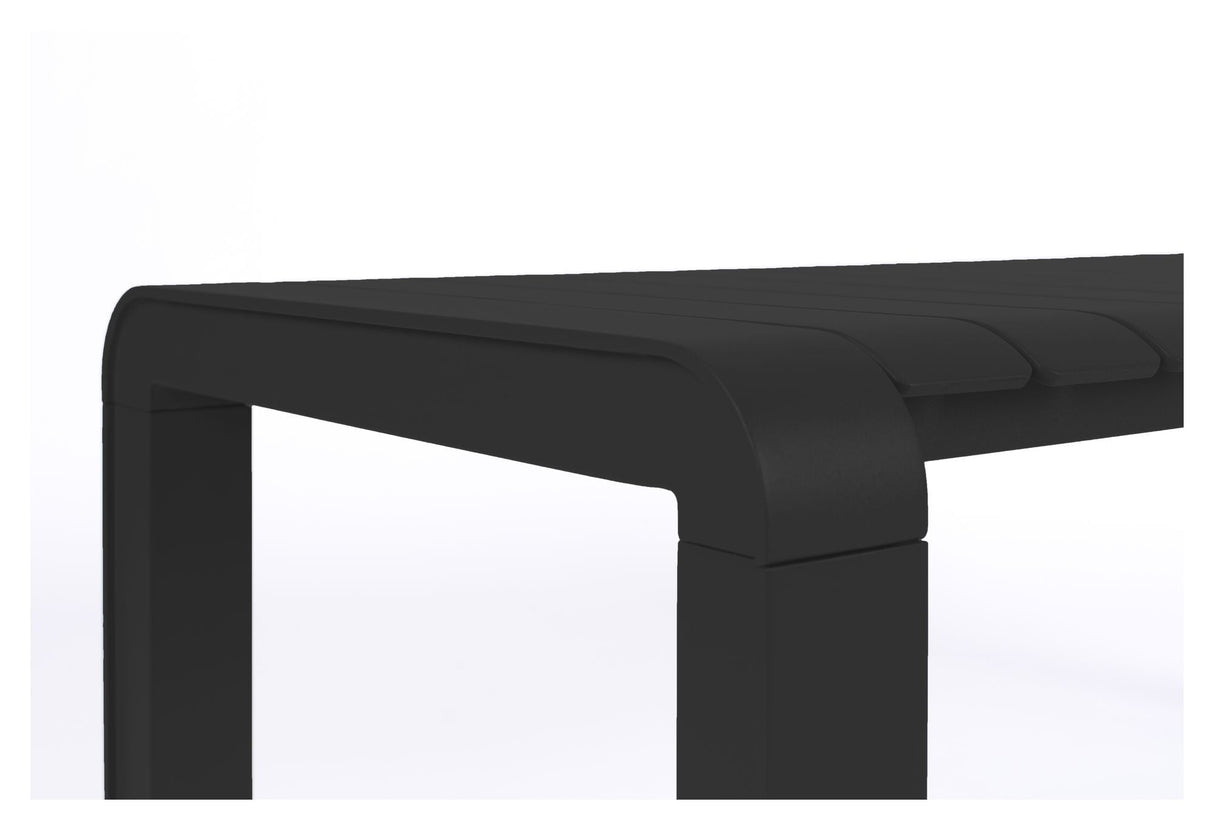 Zuiver Vondel Garden Bench - Black, 129,5x45