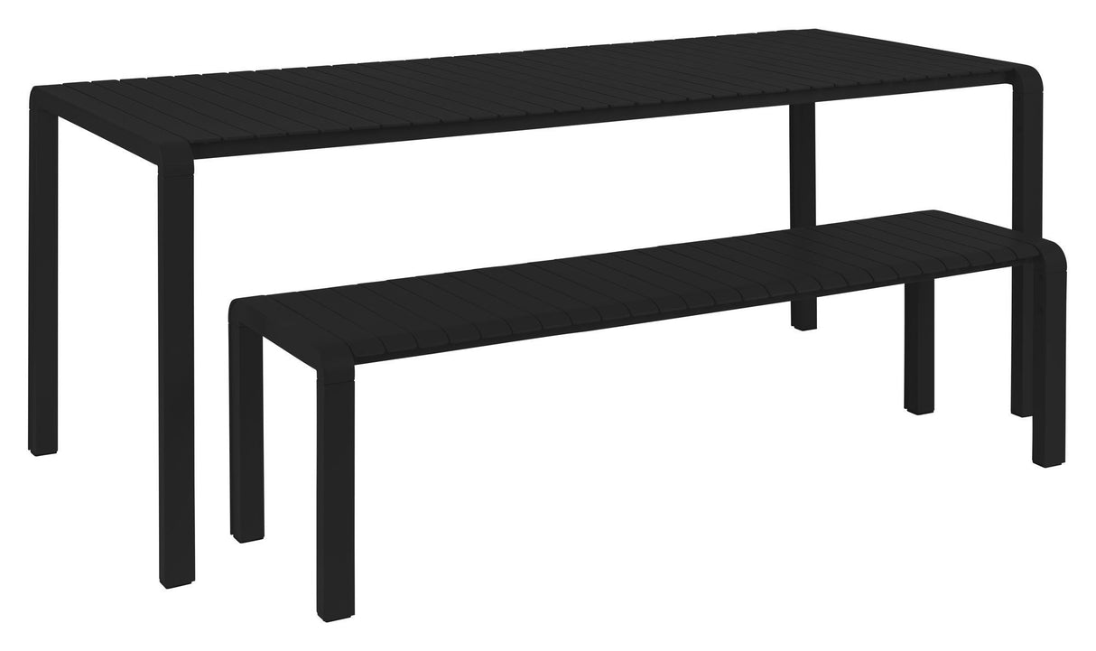 Zuiver Vondel Garden Bench - Black, 175X45