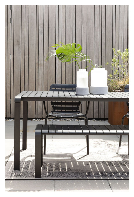 Zuiver Vondel Garden Table - Black, 168,5x87