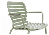 Zuiver Vondel Garden Chair with armrests - Green