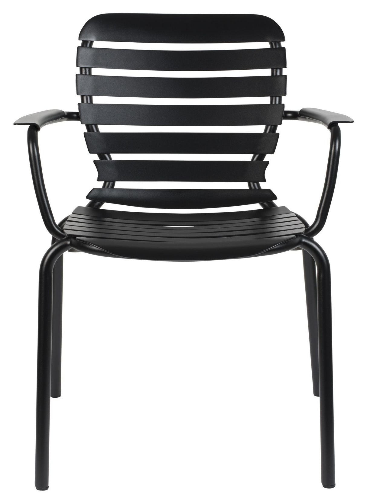 Zuiver Vondel Garden Chair with armrests - Black