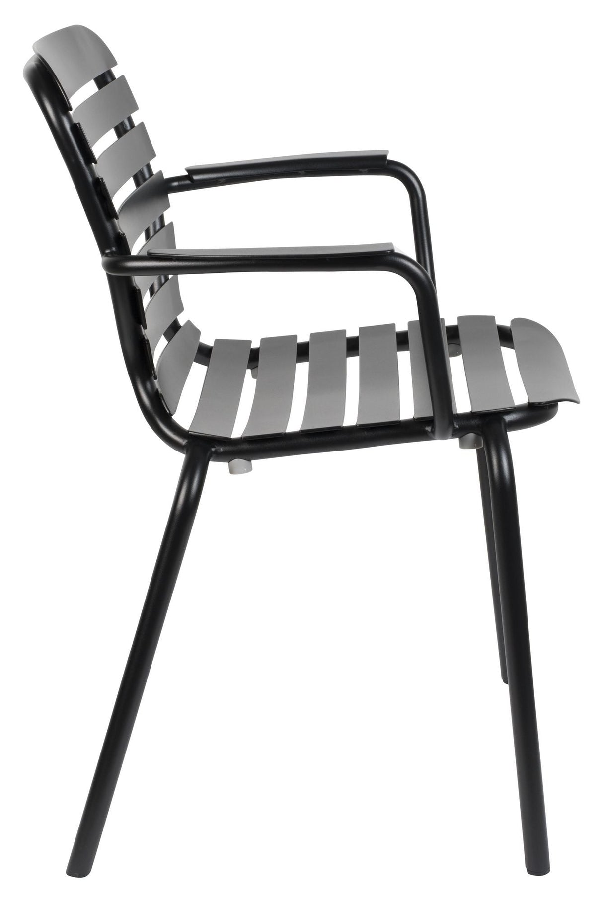 Zuiver Vondel Garden Chair with armrests - Black