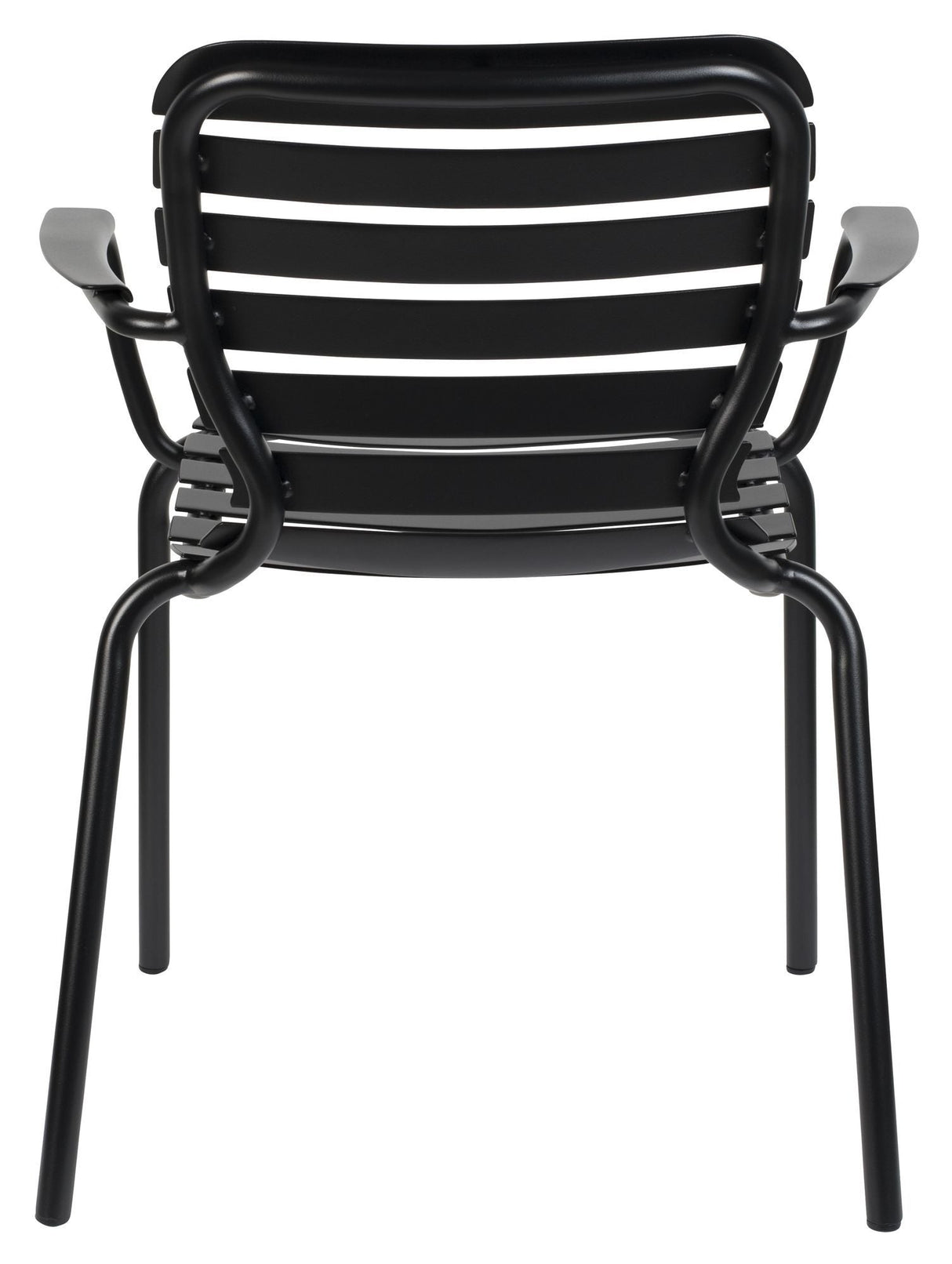 Zuiver Vondel Garden Chair with armrests - Black