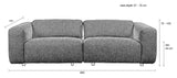 Zuiver Wings 3-pers. Sofa, Caramel